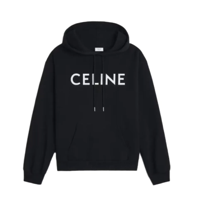  CELINE LOOSE HOODIE IN COTTON FLEECE 02