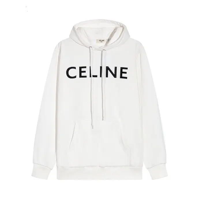  CELINE LOOSE HOODIE IN COTTON FLEECE