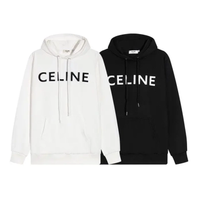  CELINE LOOSE HOODIE IN COTTON FLEECE 01