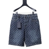 Gucci All-over monogram denim shorts