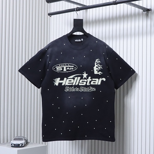Hellstar Sequined Letter Short-Sleeve T-Shirt