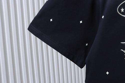 Hellstar Sequined Letter Short-Sleeve T-Shirt