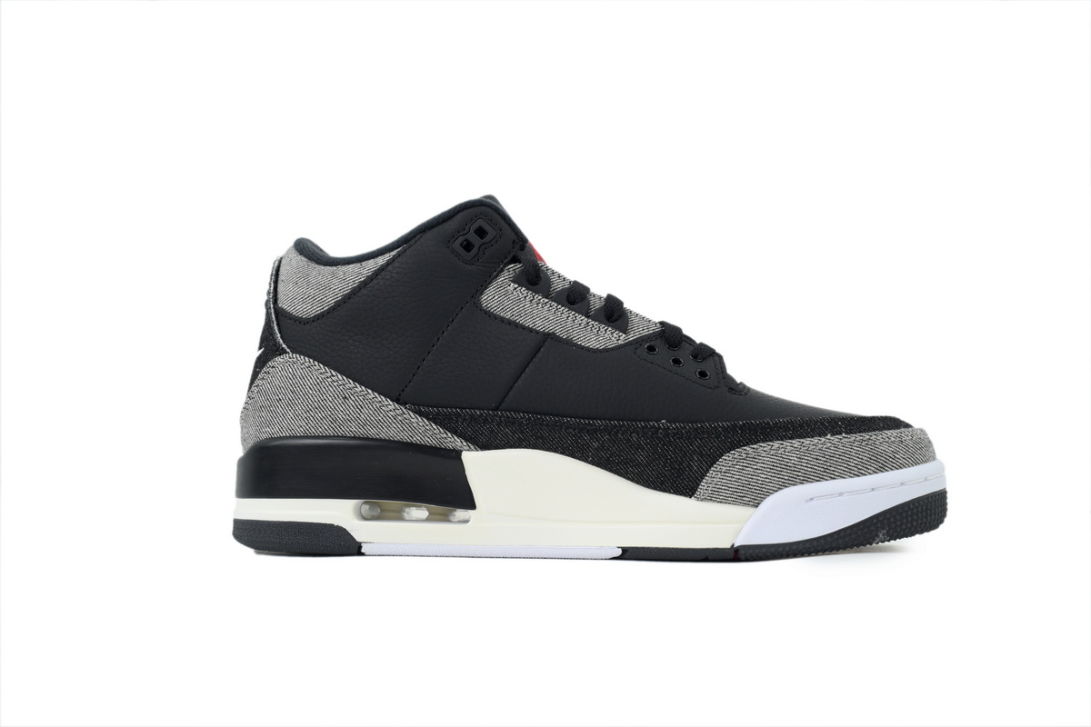 PK God Batch Levi's x Air Jordan 3 Retro SP 'Black Denim'  IR0914-400 
