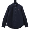 Ralph Lauren Embroidered Button-Down Collar Classic Long-Sleeve Casual Shirt R28