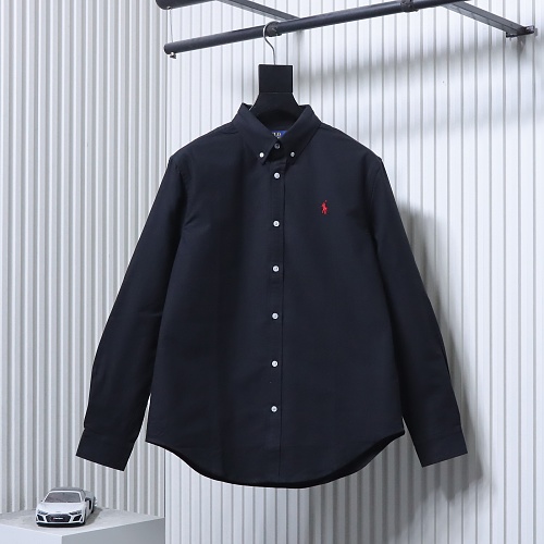 Ralph Lauren Embroidered Button-Down Collar Classic Long-Sleeve Casual Shirt R28