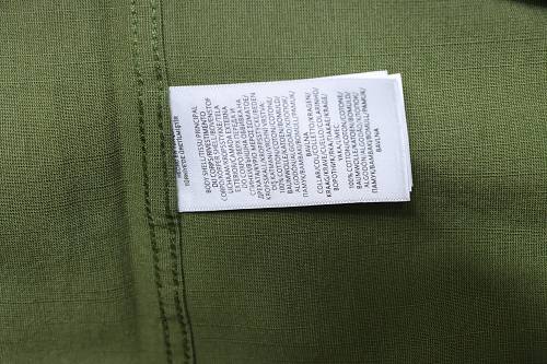 Ralph Lauren Small logo horse embroidered linen long-sleeved shirt, olive green