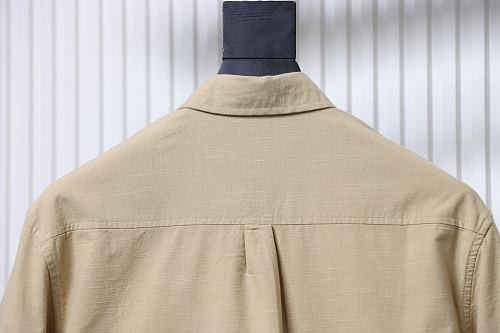 Ralph Lauren Small logo war horse embroidered linen long-sleeved shirt