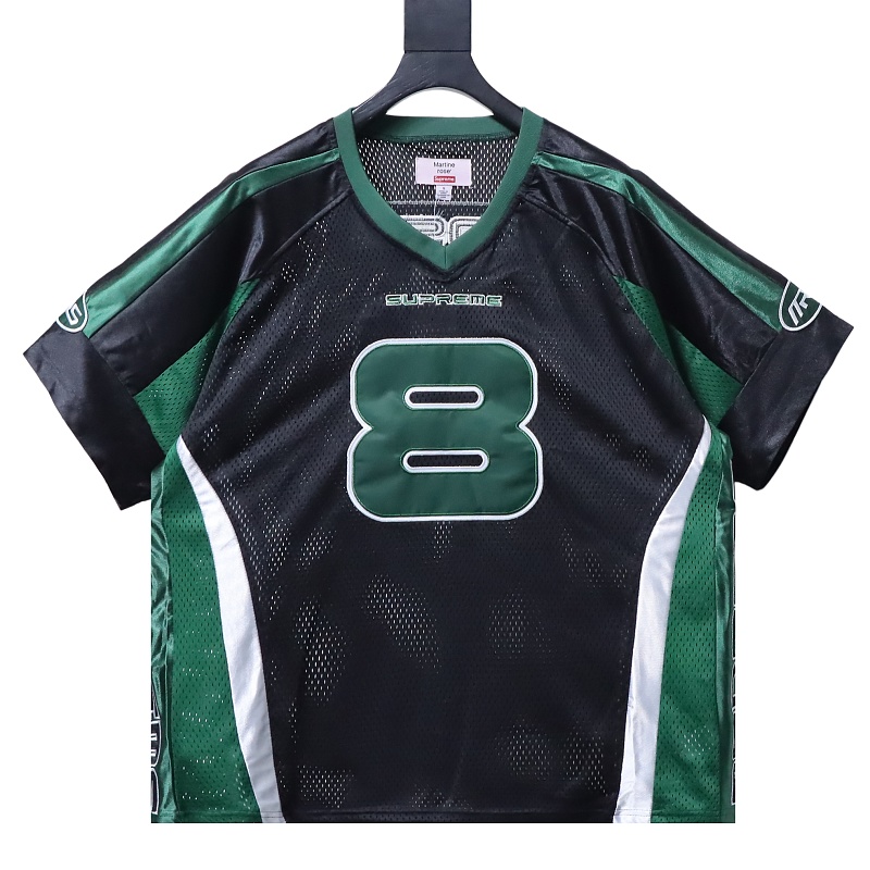 Supreme x Martine rose American short-sleeved soccer jersey