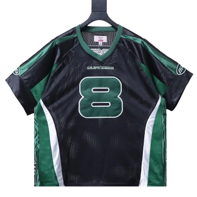 Supreme x Martine rose American short-sleeved soccer jersey 01