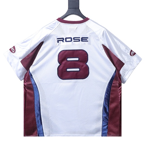 Supreme x Martine rose American short-sleeved soccer jersey, white and red