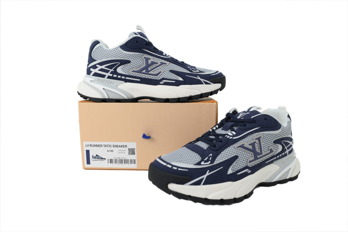 PK God Batch Louis Vuitton Tatic Runner Sneaker "Blue"