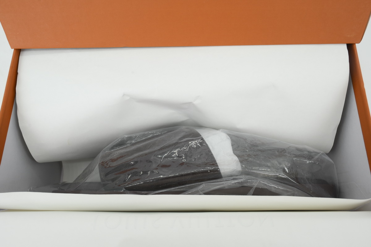 PK God Batch  LOUIS VUITTON Portofino Shoes Coffe