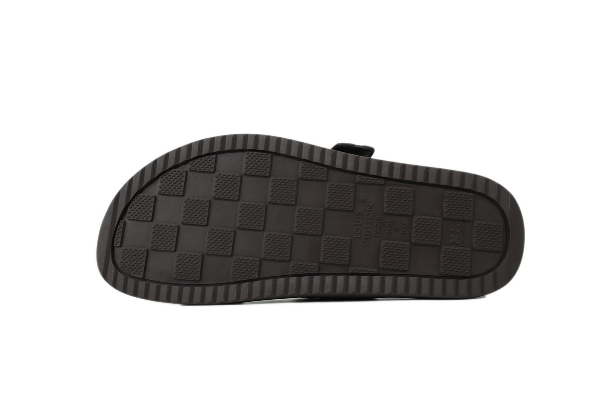 PK God Batch  LOUIS VUITTON Venice Mule Shoes Coffee