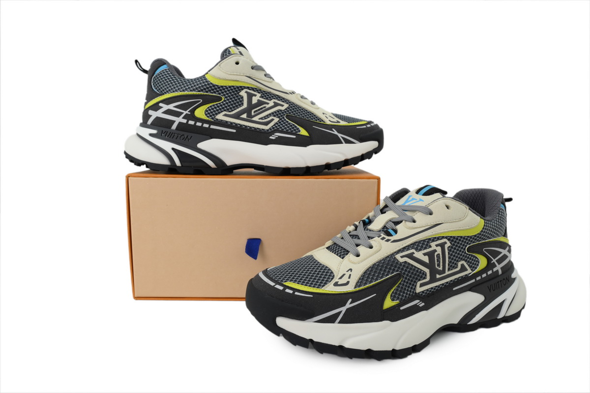 PK God Batch Louis Vuitton Tatic Runner Sneaker "Anthracite"