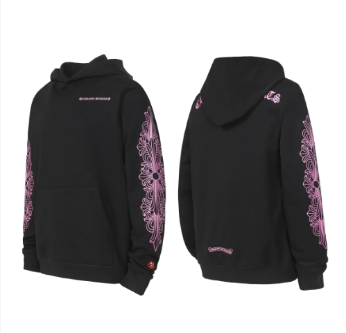 Chrome Hearts x Matty Boy Anarchy Arc PPO Hoodie 'Black/Pink'