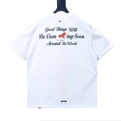 GOODBRAND 2026SS Cowboy Rhinestone Tee / Year of the Horse T-Shirt White