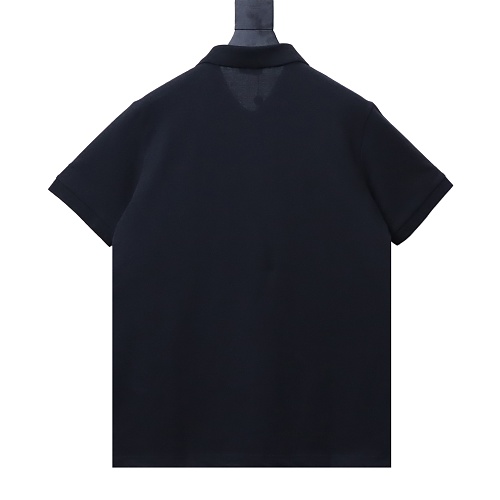 Moncler Logo Patch Cotton Polo Shirt