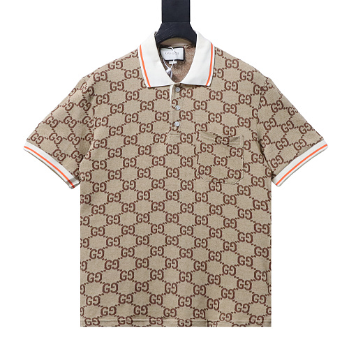 Gucci cotton piquet polo shirt