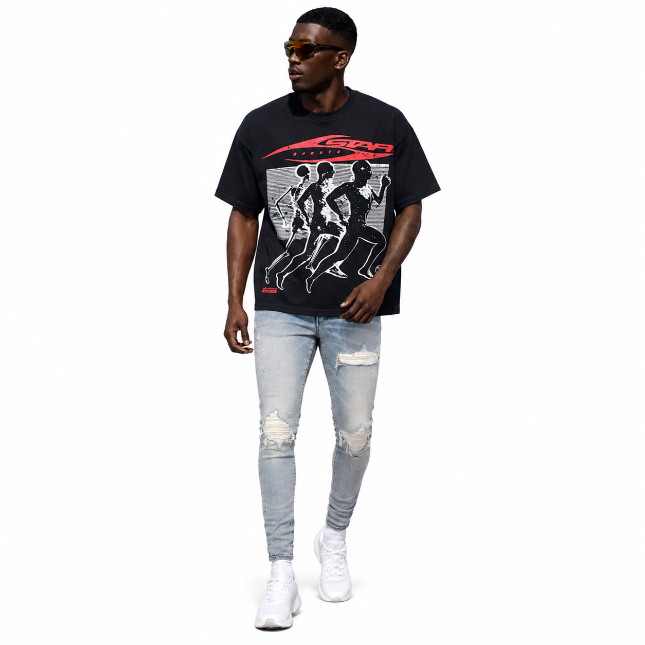 Hellstar T-Shirt-6758#+Amiri Jeans PK0723