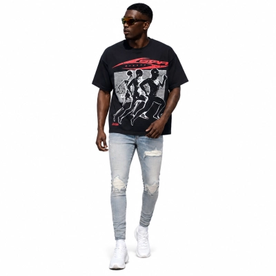 Hellstar T-Shirt-6758#+Amiri Jeans PK0723 01