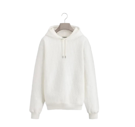 Dior Oblique Relaxed-Fit Hooded Sweatshirt（Terry Cotton Jacquard）