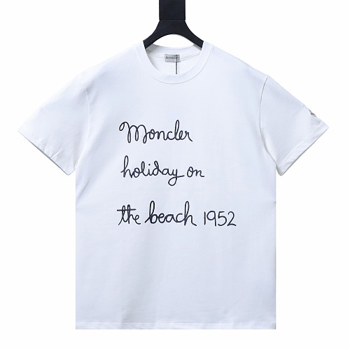 Moncler Embroidered Cotton T-Shirt