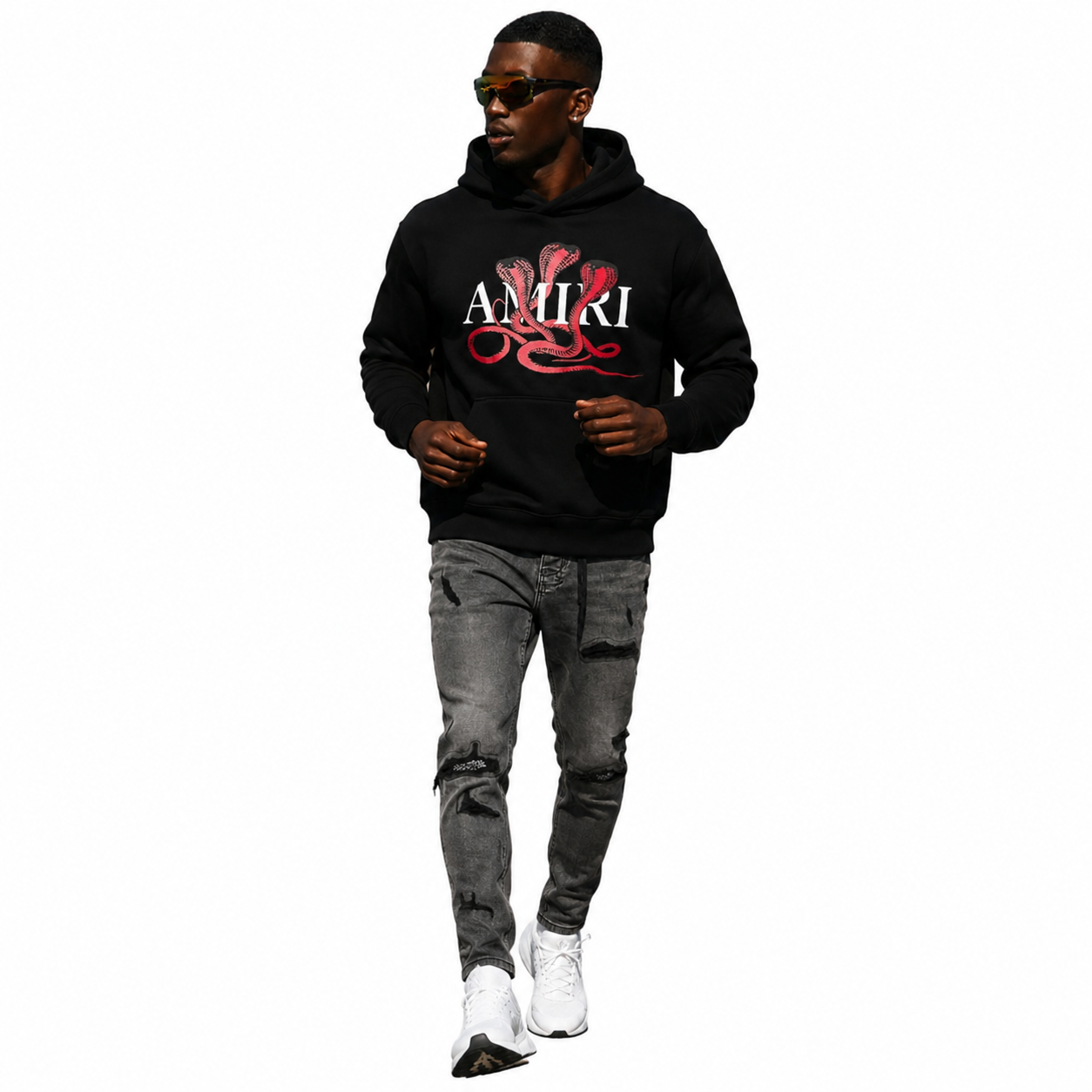 Amiri Poison Cotton Men Hoodie+Ksubi Jeans PK 3010