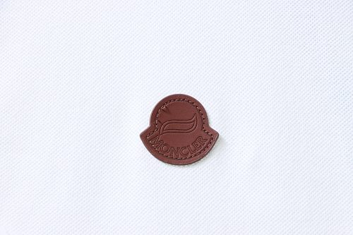 Moncler Logo Cotton Piquet Polo Shirt White