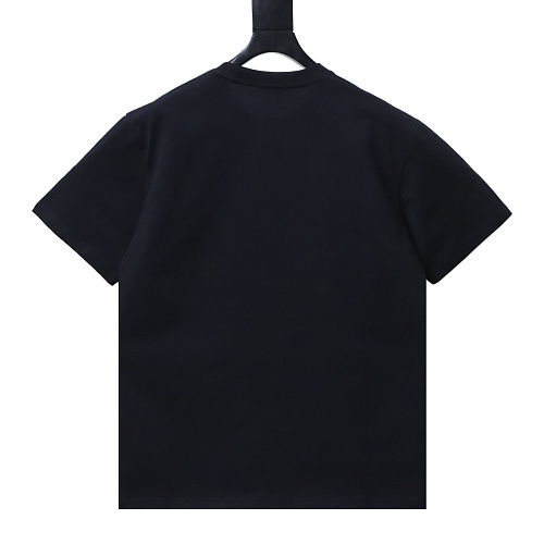 Loewe Heritage Script Embroidered Cotton Tee Black