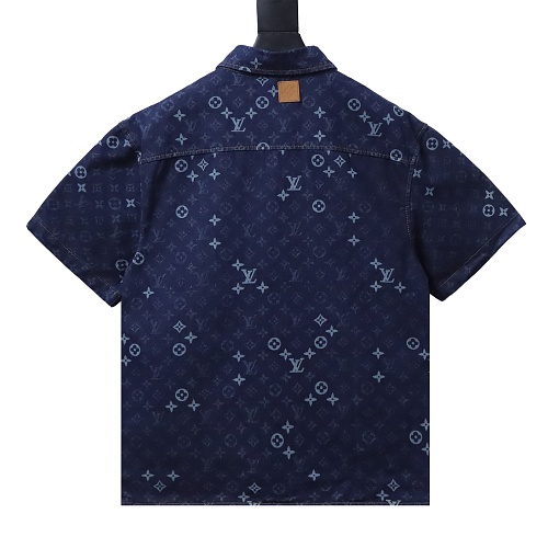 Louis Vuitton Monogram Denim Short-Sleeved Shirt