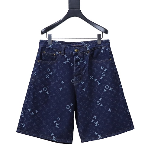 Louis Vuitton Monogram Denim Shorts 1AJBJS