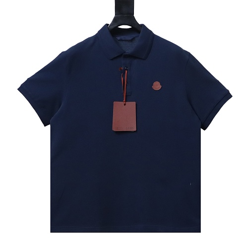 Moncler Logo Cotton Piquet Polo Shirt 