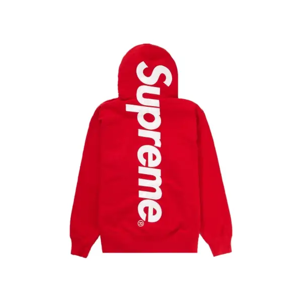 Supreme Satin Appliqué Hooded Sweatshirt
