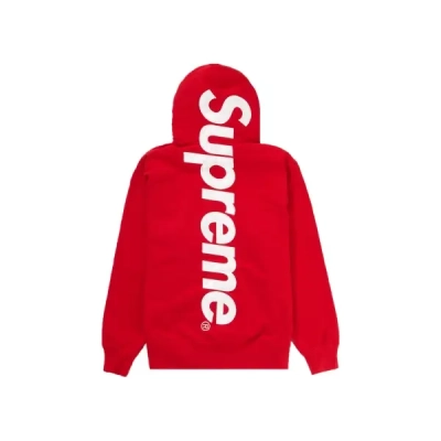 Supreme Satin Appliqué Hooded Sweatshirt 01
