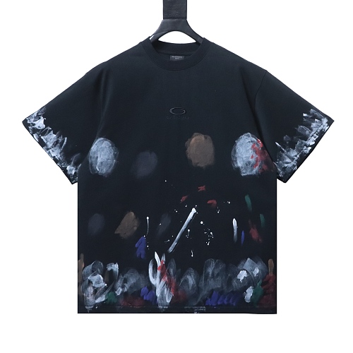 Balenciaga HAND-PAINTED OVERSIZED T-SHIRT 