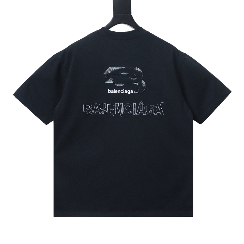 Balenciaga Sketchy Medium Fit T-shirt Black