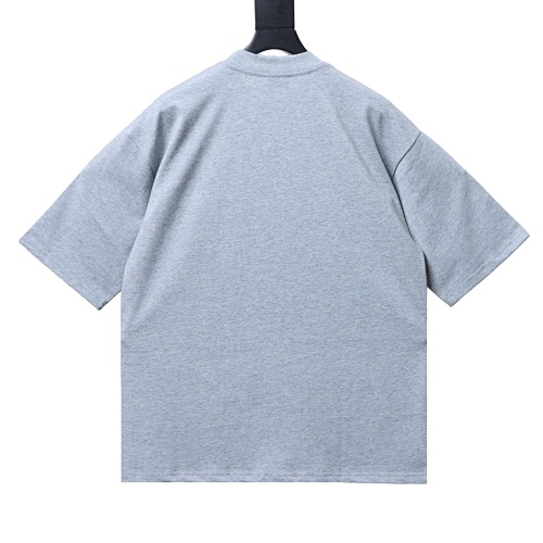 Balenciaga Cursive Medium Fit T-shirt Grey