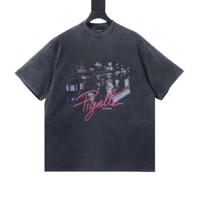 Balenciaga Pigalle Print T-Shirt 01