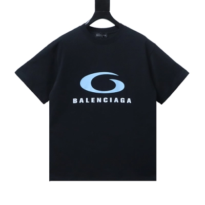 Balenciaga Loop Sports Icon T-shirt Black 01