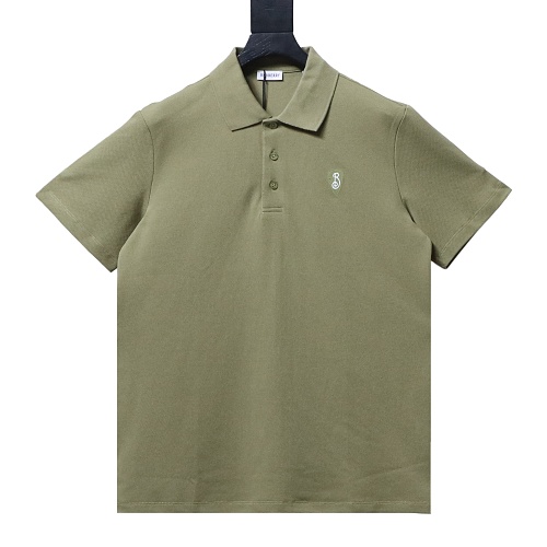 Burberry Cotton Polo Shirt Green