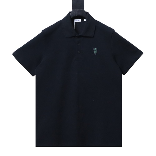 Burberry Cotton Polo Shirt Black