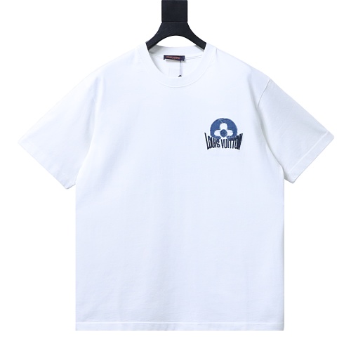 Louis Vuitton Denim Signature T-Shirt White
