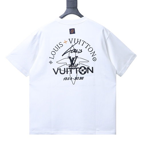 Louis Vuitton Printed Signature T-Shirt White