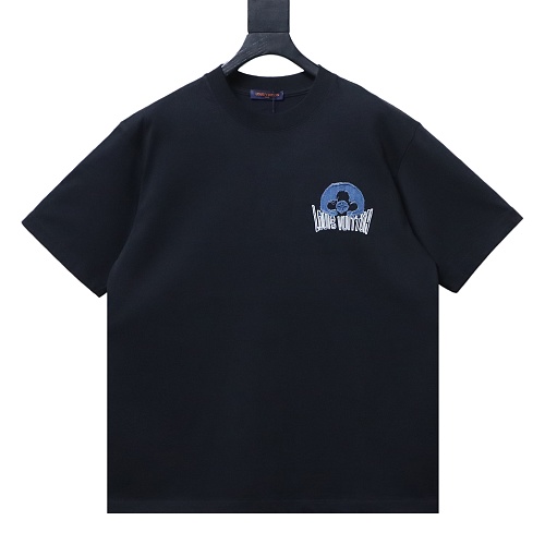 Louis Vuitton Denim Signature T-Shirt Black