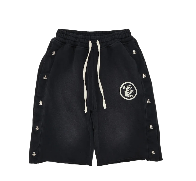 Hellstar Snap Shorts Black