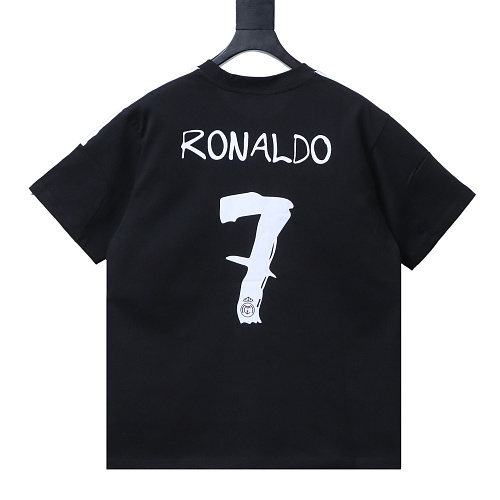 WE11DONE Dark Warrior Football T-Shirt Black