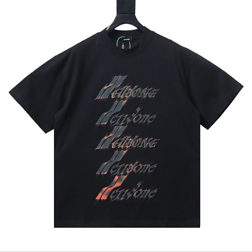 WE11DONE Repeated Flame Logo Print T-shirt