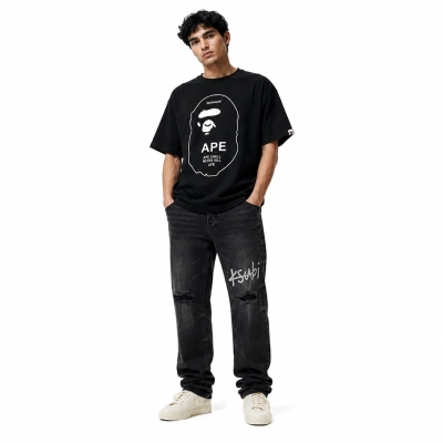 BAPE T-Shirt -#035+Ksubi Jean #9012 01