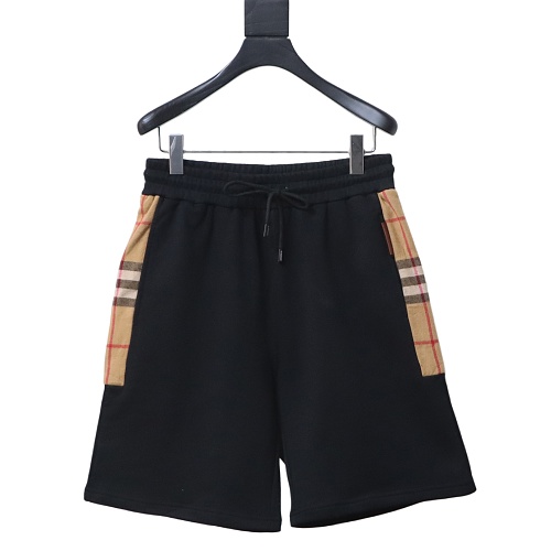 Burberry Check Trim Cotton Blend Shorts P81105861