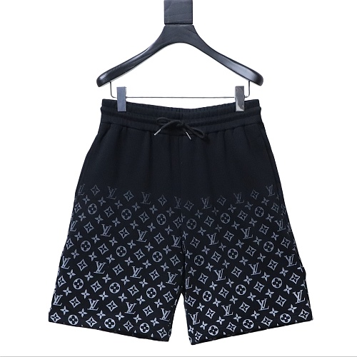 Louis Vuitton Sunset Monogram Sporty Shorts Black